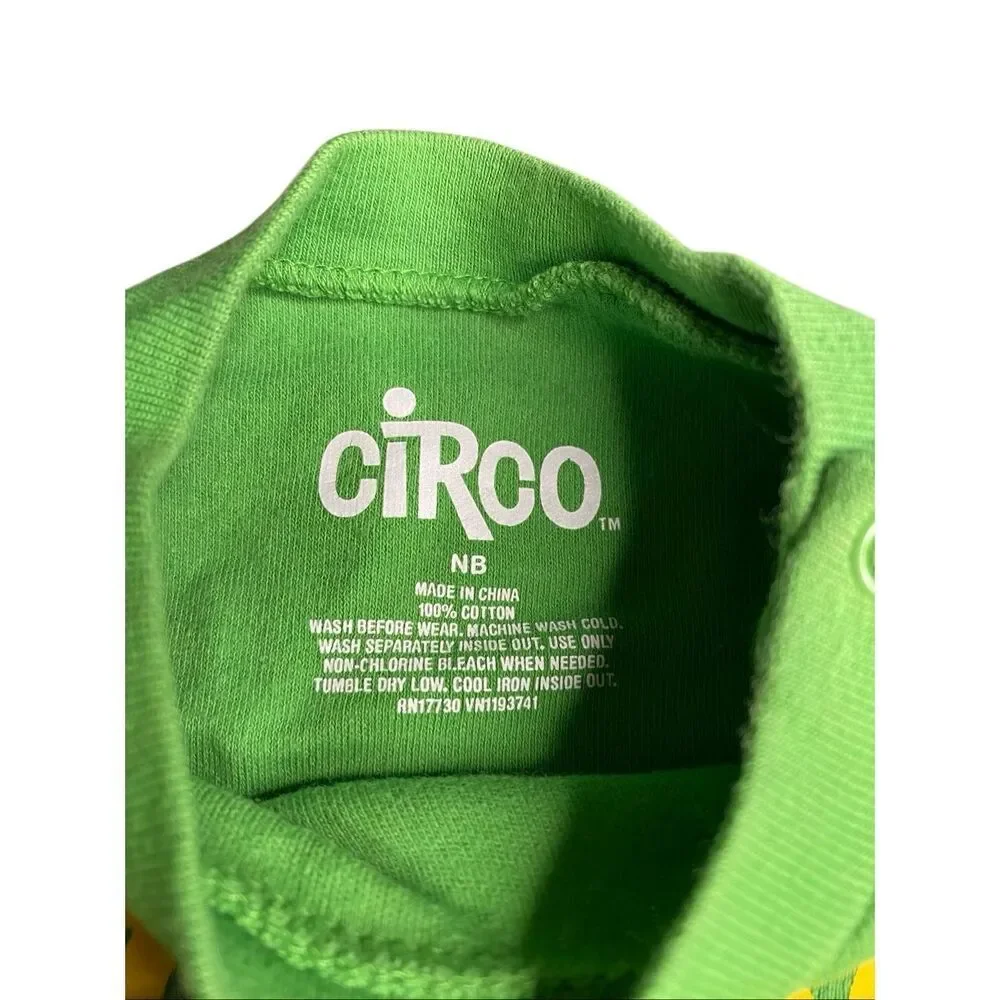 Carter’s Circo Baby Boy Newborn Sleepwear Bodysuit Outfit Lot of 3 Sports